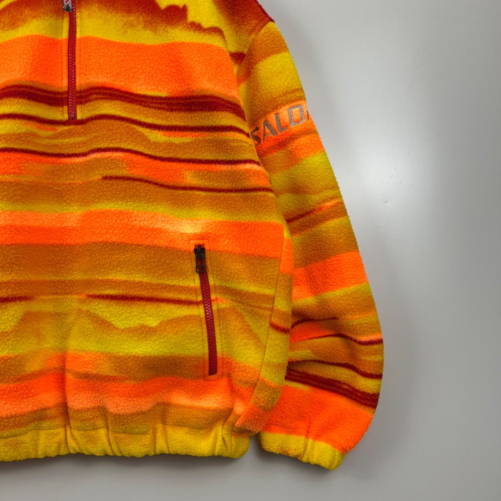 SALOMON 90s vintage sunset halfzip fleece M サロモン ヴィンテージ