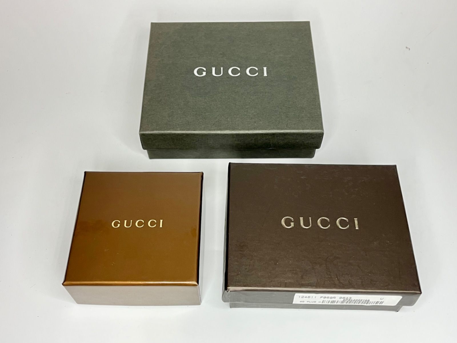 ☆空箱☆GUCCI グッチ アクセサリー 小財布 空箱3つ 付属品付き - メルカリ