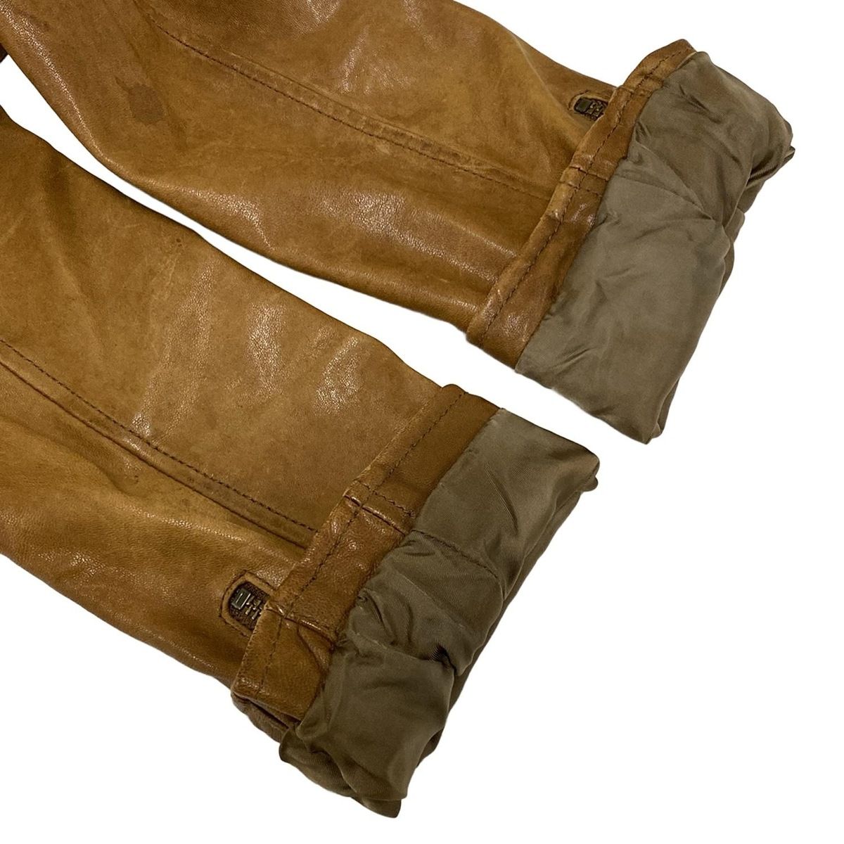 beautifulpeople ビューティフルピープル ライダースジャケット サイズ140 レディース - ブラウン 長袖 レザー ダブル 春 秋 SIROKUMA-CORPORATION_COM