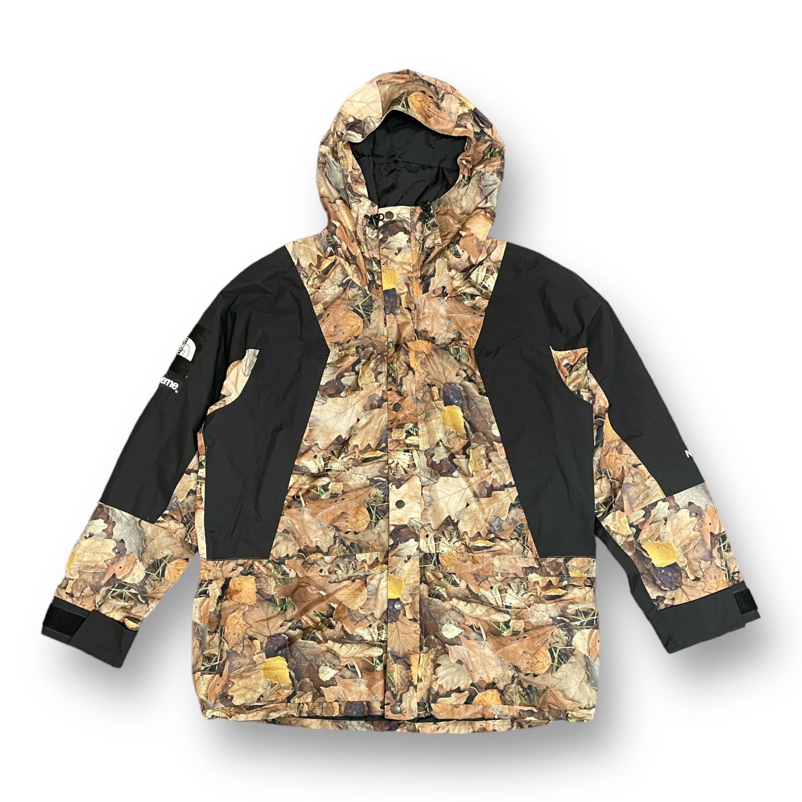 SUPREME NORTH FACE 16AW 枯葉 NP51601I L美品 SUPREME THE NORTH FACE 16AW Mountain light jacket leaves コラボ