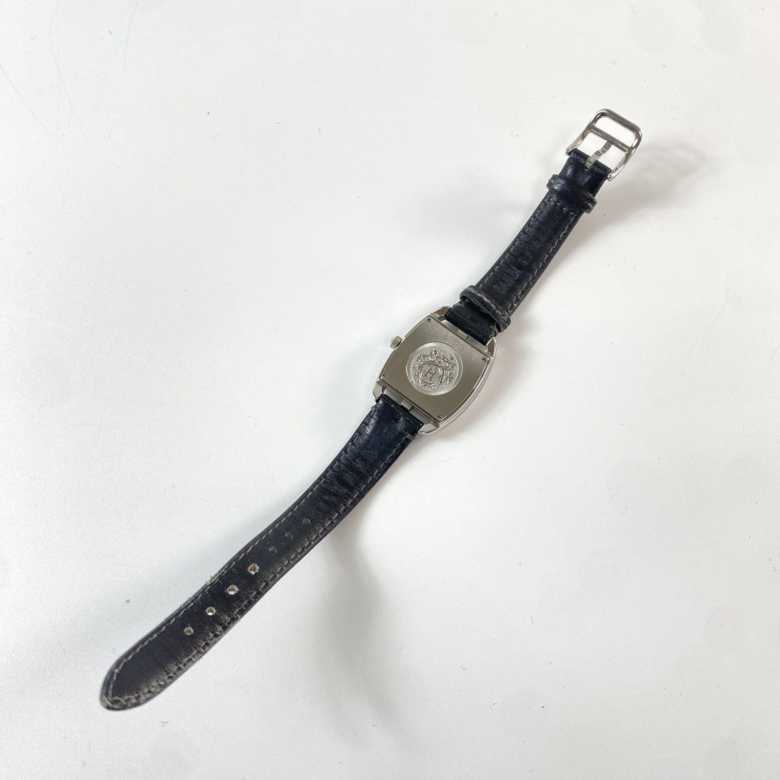 廃盤品 エルメス HERMES レディース CT1 210 ケープゴット 腕時計 美品 エルメス HERMES ケープコッド トノー CT1.210 廃盤モデル クォーツ レディース腕時計 外装仕上済