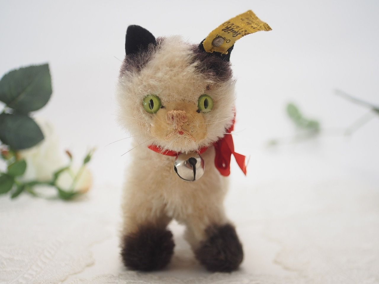 シュタイフ★Young Kitty Gussy 12cm★グッシーキャット/仔猫 送料無料 シュタイフ Young Kitty Gussy 12cm 仔猫のグッシー