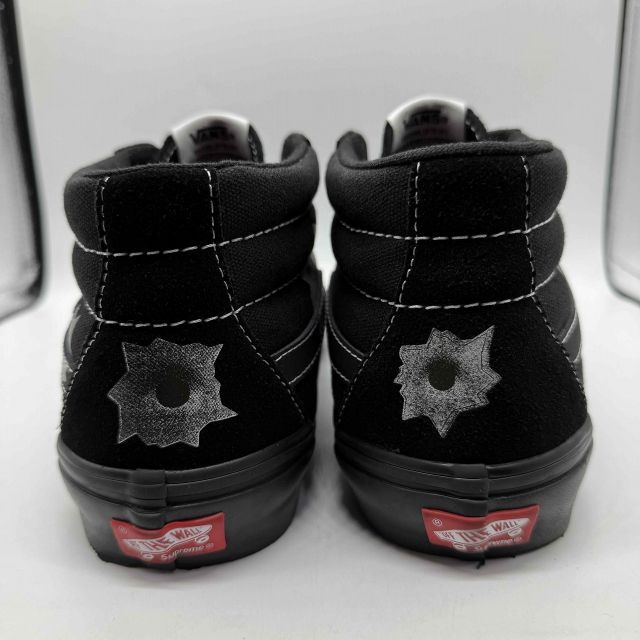 Supreme 25ss x Vans x Nate Lowman Skate Grosso Mid Black