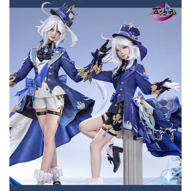 原神 フリーナ ウーシア 黒 衣装 ウィッグ 靴 ぬいぐるみ コスプレ 五次元 基萌 原神 コスプレ フリーナ・ウーシア 黒フリーナ 衣装