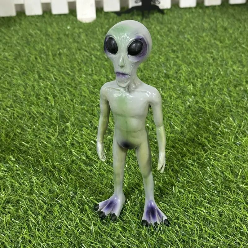 オブジェ 置物 装飾品 宇宙人 エイリアン 独特 SF スタチュー 個性的 インテリア ユニーク ディスプレイ パーティー かわいい 宇宙 4-7