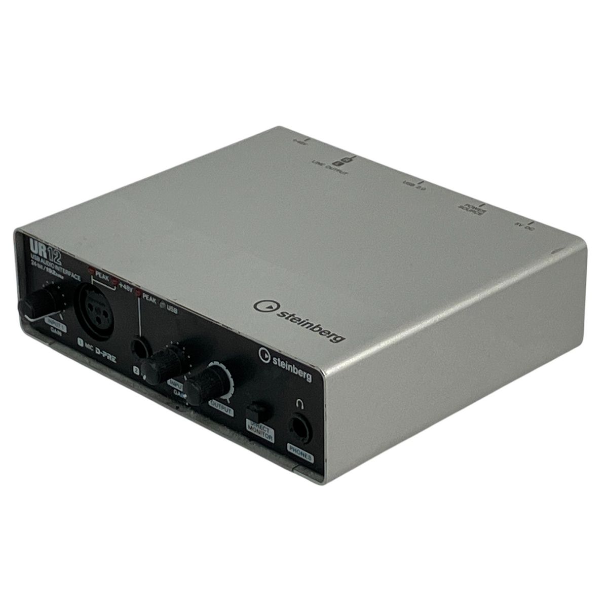 STEINBERG スタインバーグ UR12 USB オーディオインターフェイス 24bit 192kHz 音響機材 N10430101