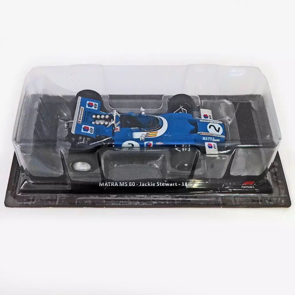 品質保証，新品 【中古】ミニカー [単品] 1/24 MATRA MS 80 -Jackie Stewart- 1969 elf #2(ブルー×ホワイト) 「隔週刊 ビッグスケールF1コレクション 全国版 57」 同梱品 その他