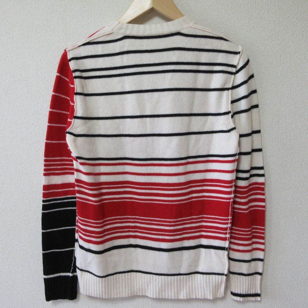 美品 MARNI マルニ ラビット ボーダー柄 カシミヤブレンド 長袖