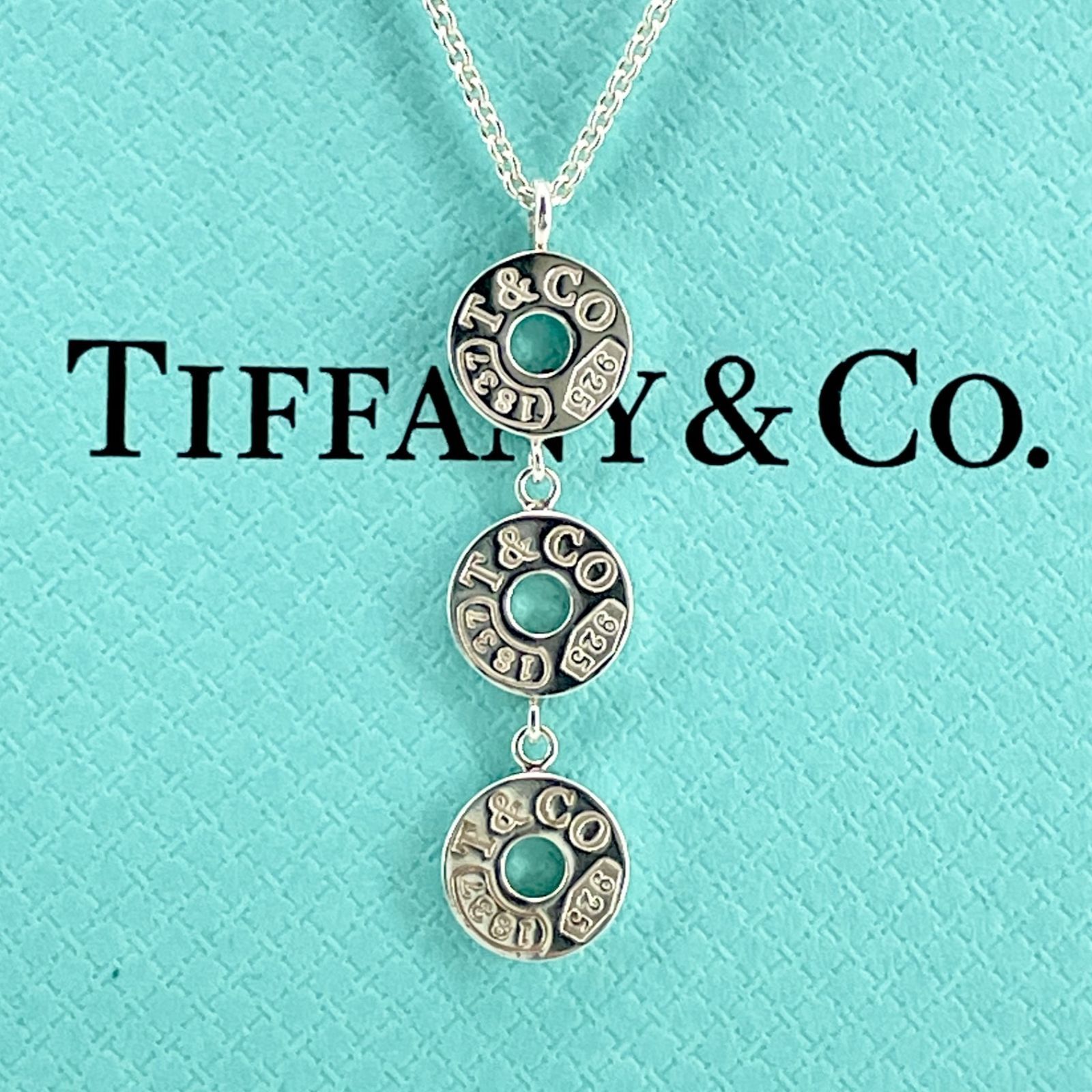 ティファニー シルバー925 トリプルサークル 1837 Tiffany&Co. ネックレス /24-887S