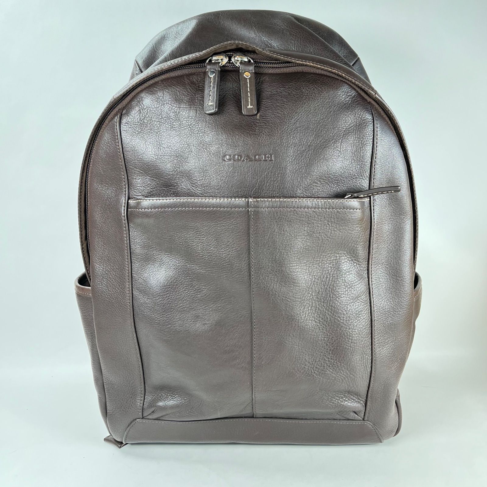 COACH コーチ ヘリテージ ウェブ レザー リュックサック バックパック 