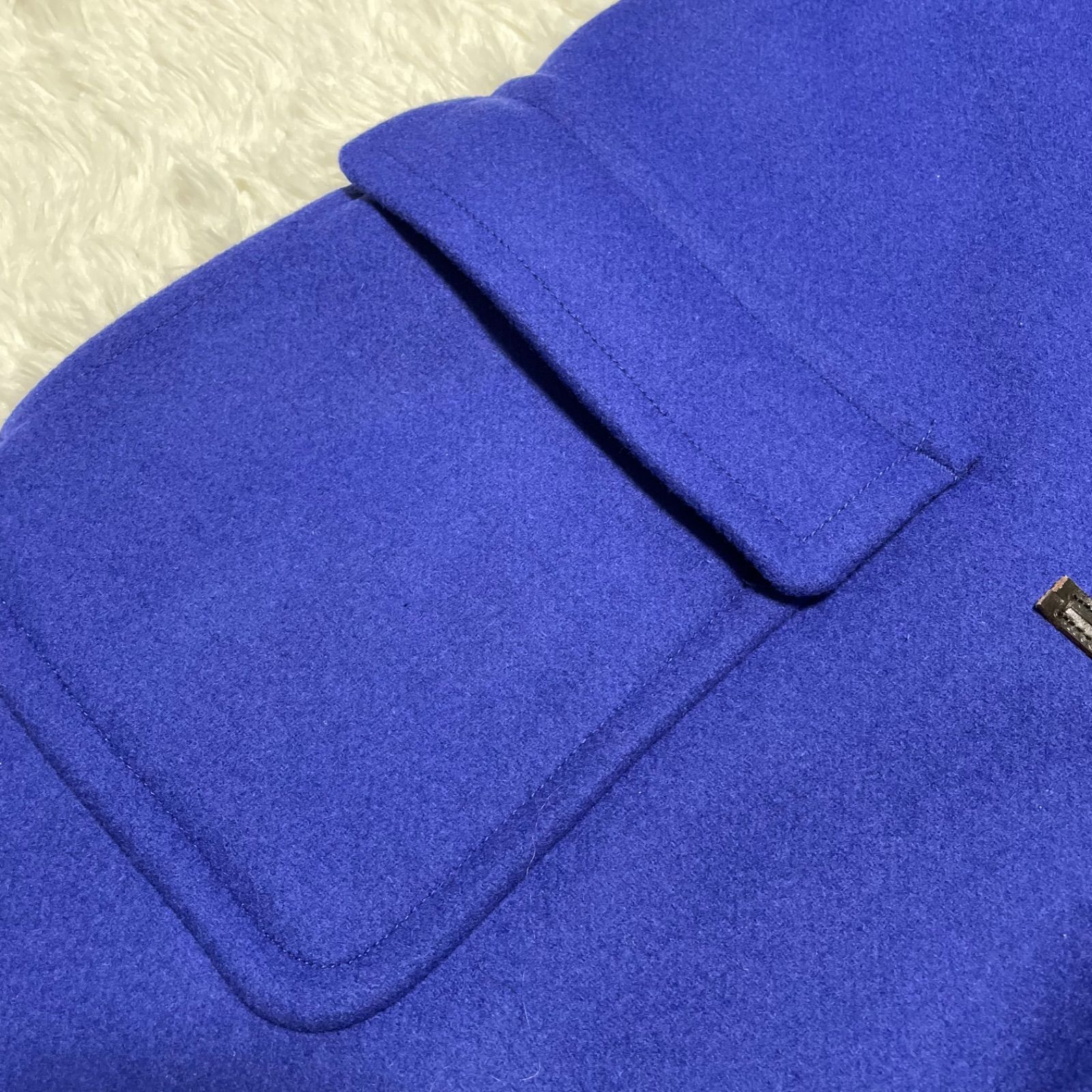 green label relaxing ダッフルコート ロイヤルブルー XL