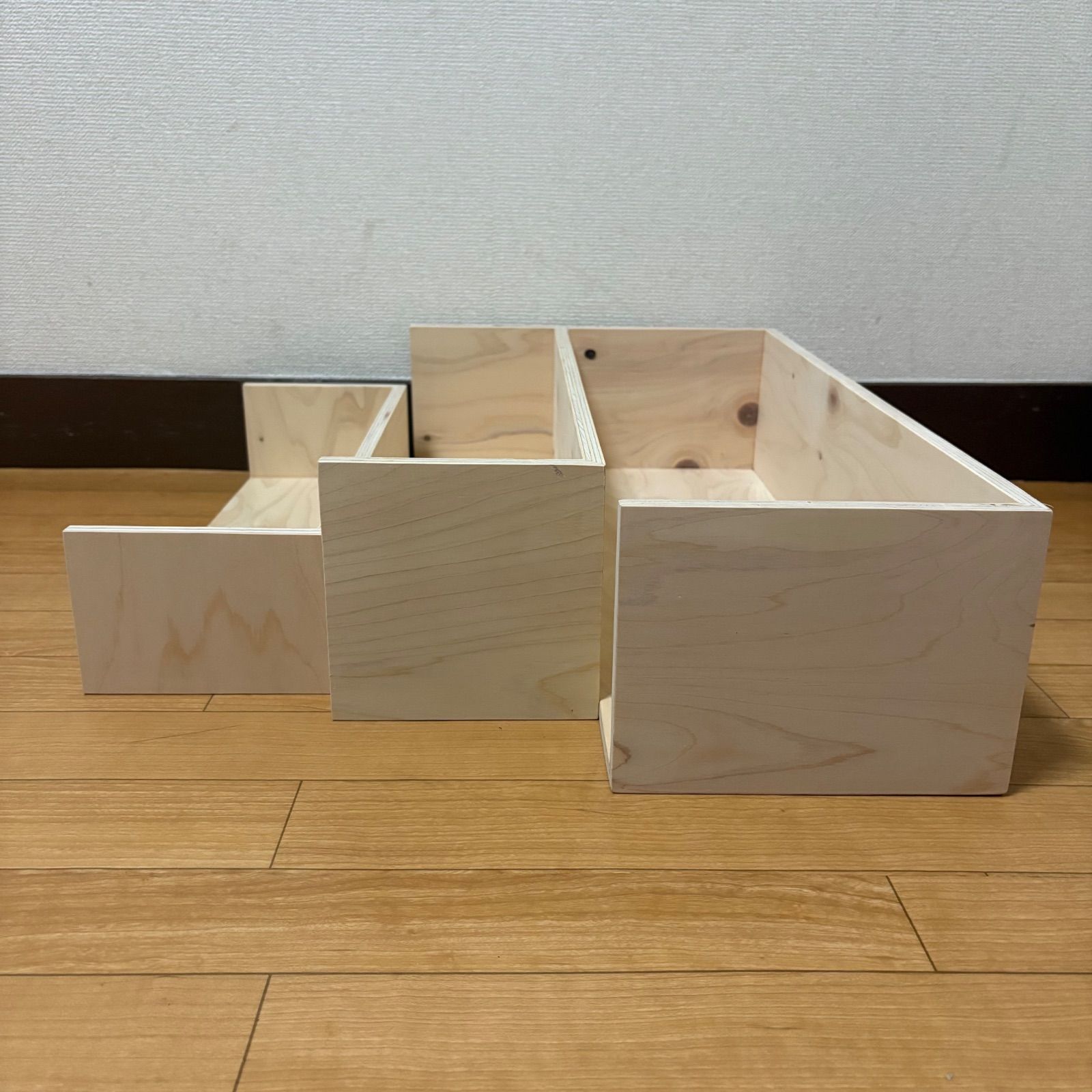 木製 卓上什器 HPミニネストディスプレイセット 55853 無塗装