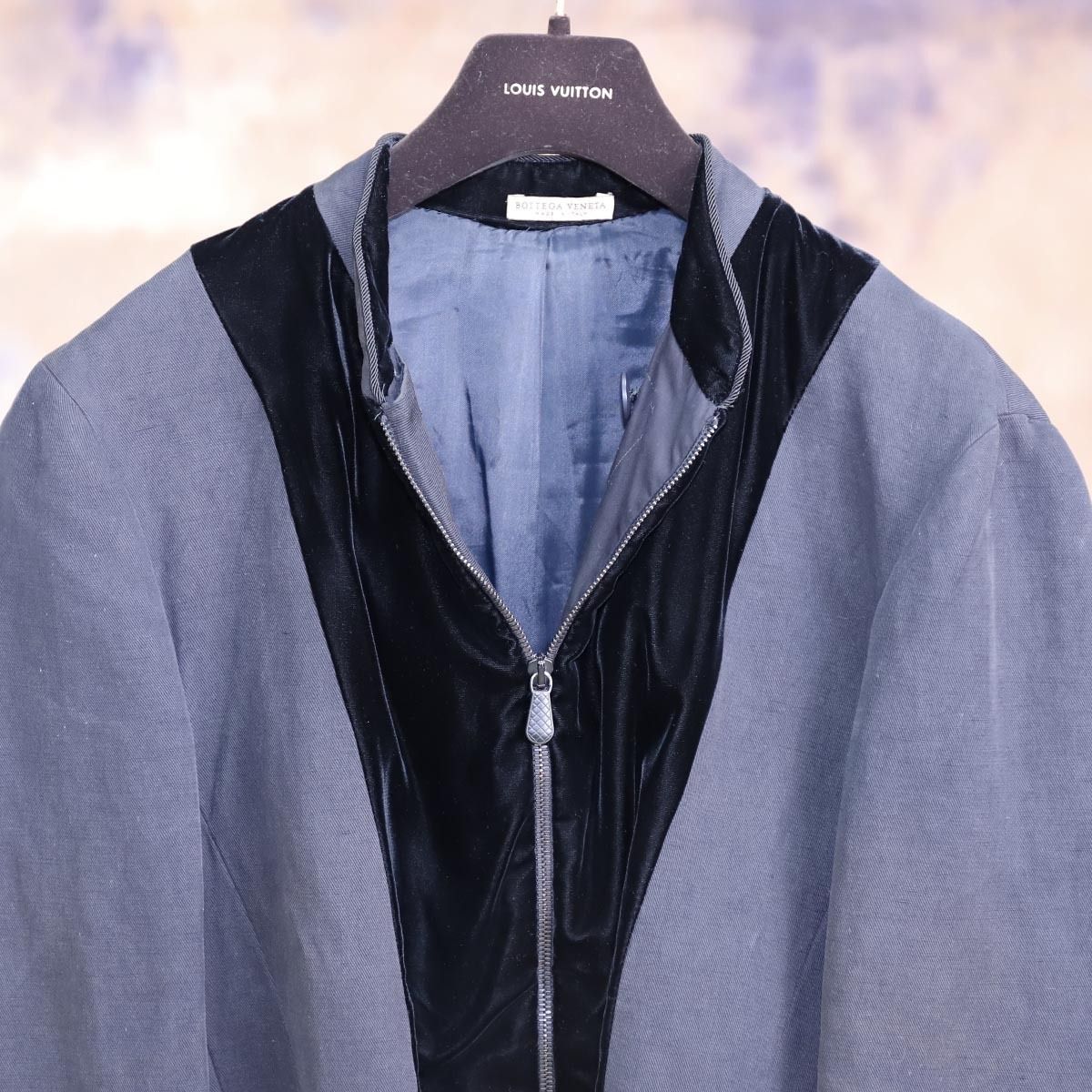 本物 ランウェイ ボッテガ ヴェネタ イントレチャート レザージップ ブルゾン 本物 ランウェイ ボッテガ ヴェネタ イントレチャート レザージップ