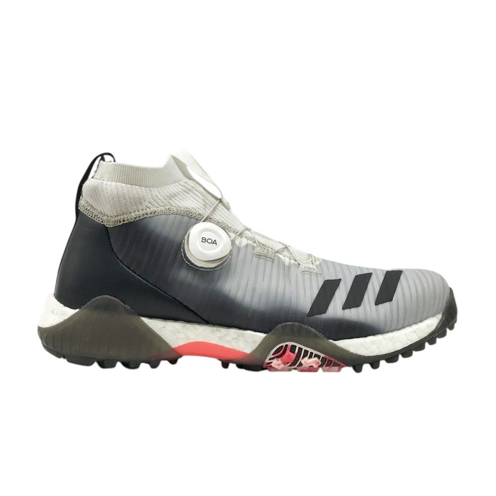 極美品✨ アディダス ゴルフシューズ スパイクレス コードカオス BOA グレー ADIDAS GOLF アディダスゴルフ FW4992 コードカオス BOA