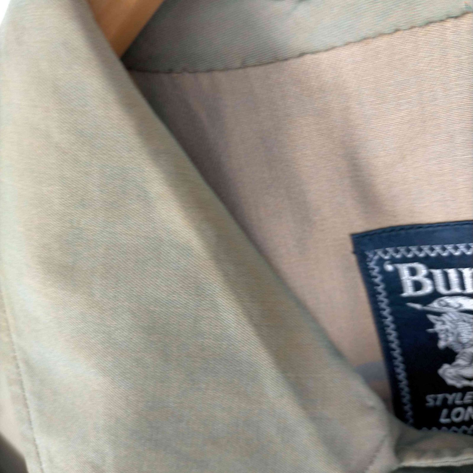 60s 70s Burberrys バーバリー バーバリーズ BURBERRYS 60S-70S イングランド製 裏地チェック 玉虫色