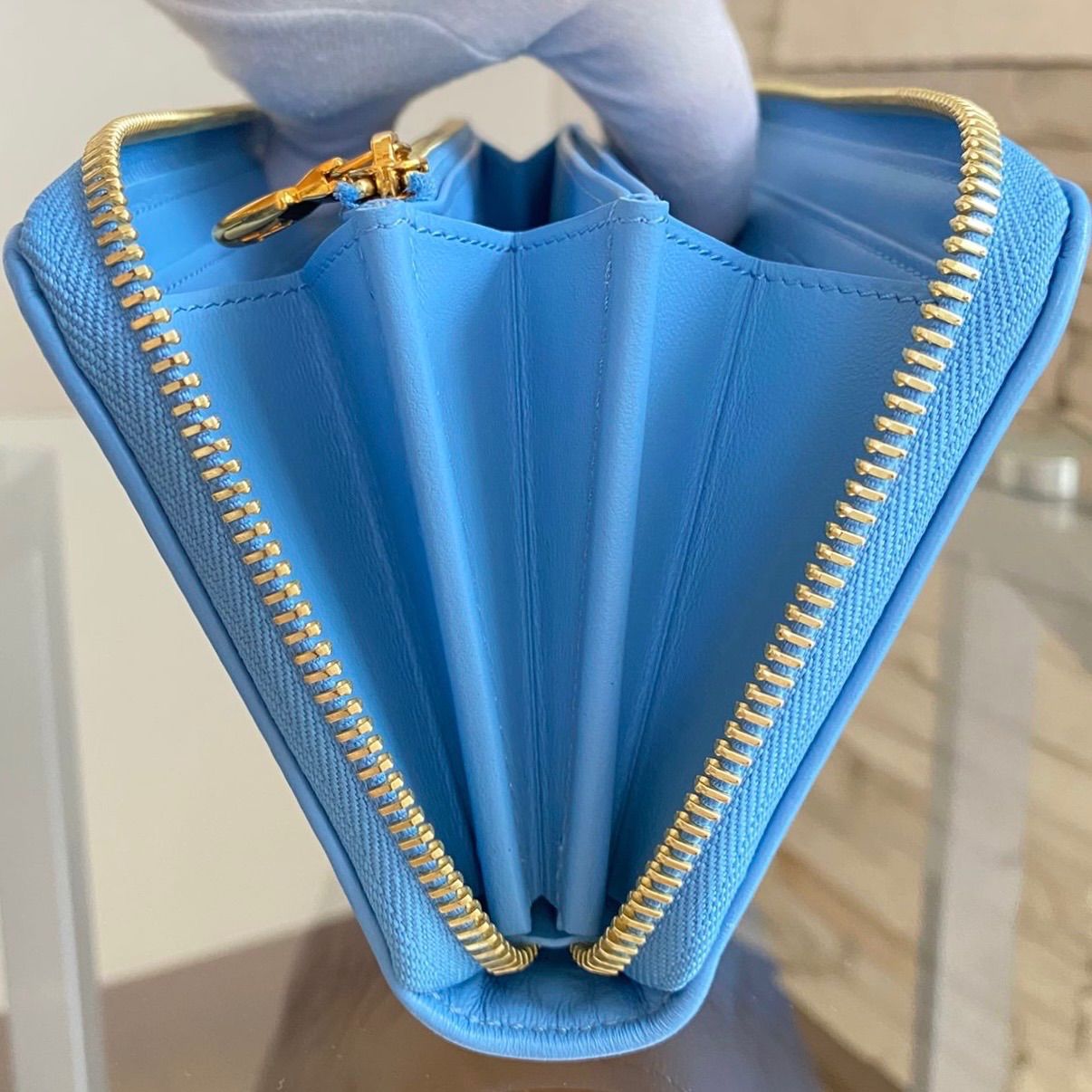 Louis Vuitton 長財布(ラウンドファスナー) クッサン ブルー - メルカリ
