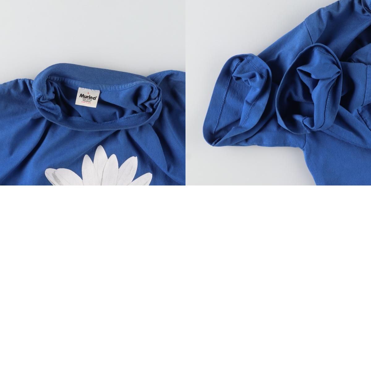 古着 90年代 Murina STUDIO Q 花柄 アートTシャツ USA製 メンズL