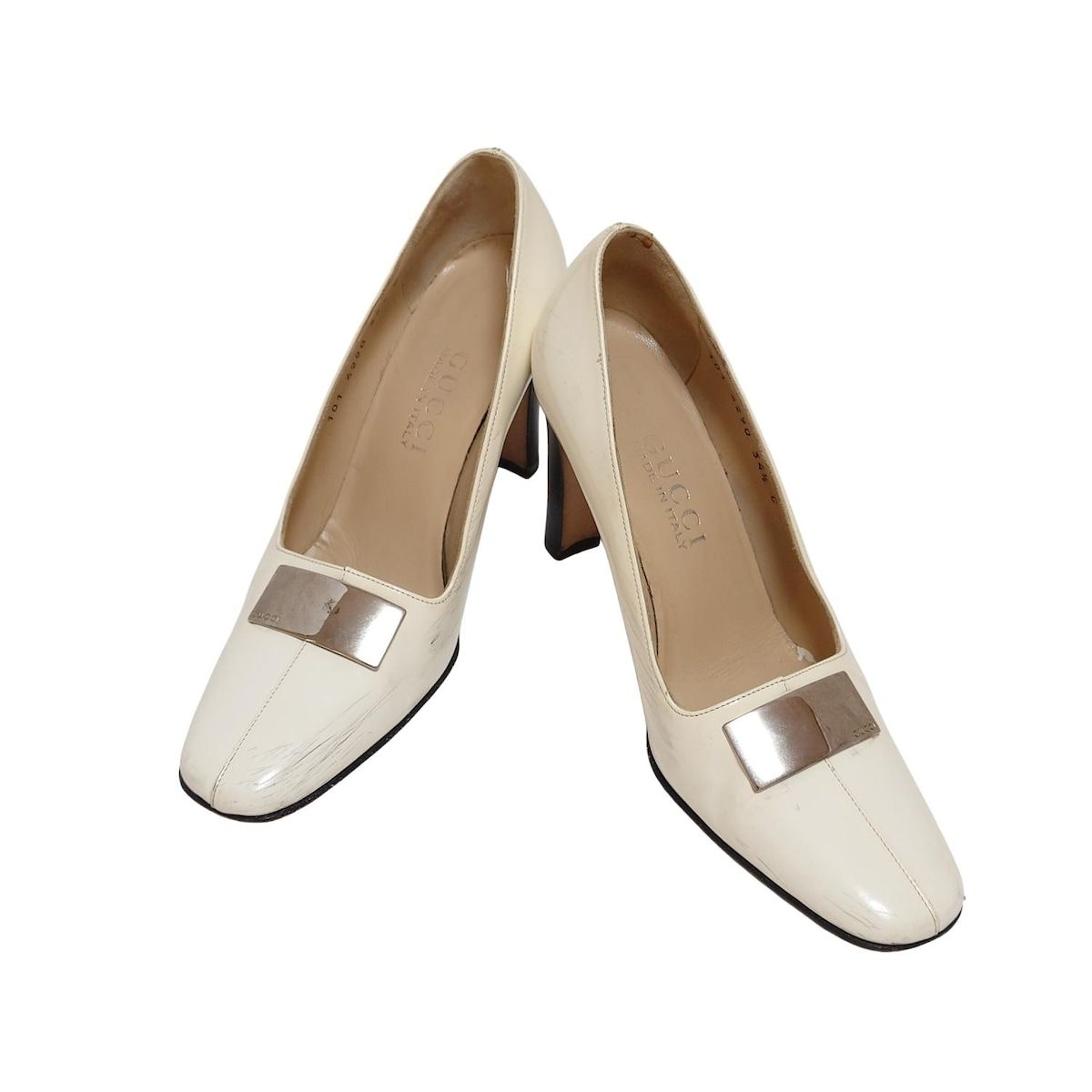 yページ　Gucci グッチ パンプス (size35) GUCCI - GUCCI グッチ ホースビット レザー パンプス 表記サイズ