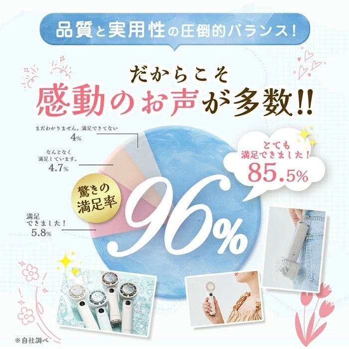 ハンディファンプレゼント！【2個セット】【2025最新版 最上級 SNSで