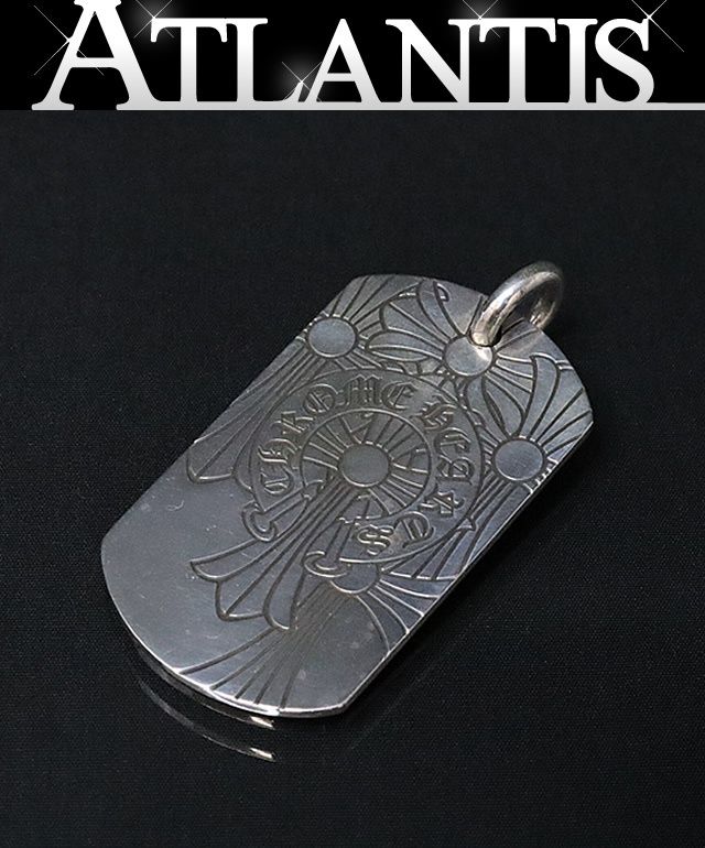 クロムハーツ フォティ ハリスティータチャーム ダイヤ入り クロム