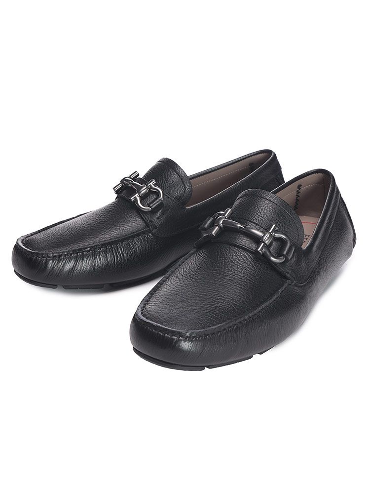 サルヴァトーレフェラガモ Salvatore Ferragamo FGドライビングシューズ（PARIGI) FG02C398755610 ブラック