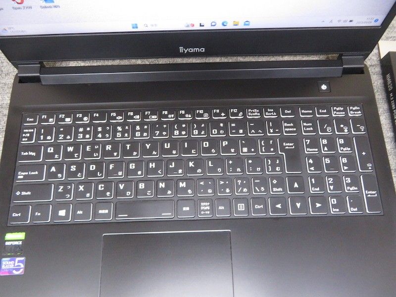 RTX2060 グラボ搭載 バッテリー◎ フルHD 15.6 IIYAMA ゲーミング