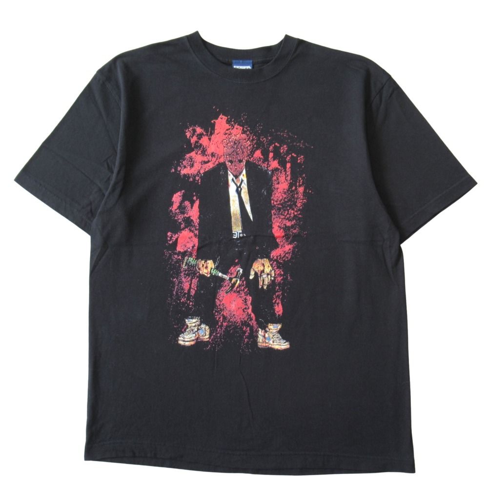 新品同様 COSPA コスパ ドロヘドロ 心 フルカラー Tシャツ アニメT カットソー 半袖 サイズXL 黒 ブラック メンズ 古着  USED
