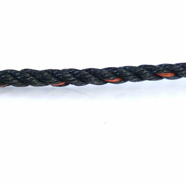 【超特価SALE開催中！】 ポリエチレンロープ 黒色 φ6mm×200ｍ巻 個人宅配送不可 代引き決済不可 PEロープ 作業ロープ 荷網 積荷 介錯ロープ 巾着網 港湾荷役用 登山用 漁業用 結束作業 園芸