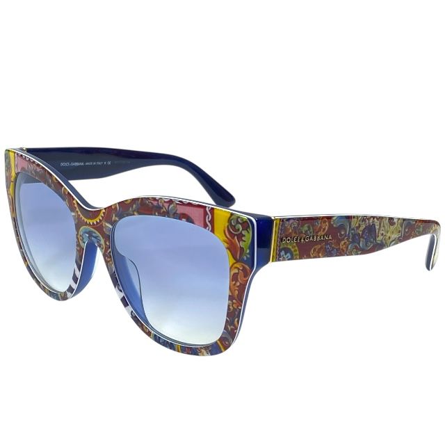 ドルチェ-ガッバーナ ドルガバ DG4270-F 3036 19 55□19 140 1N サングラス アイウェア シチリアン カレット ブルー ロゴ DOLCE-GABBANA