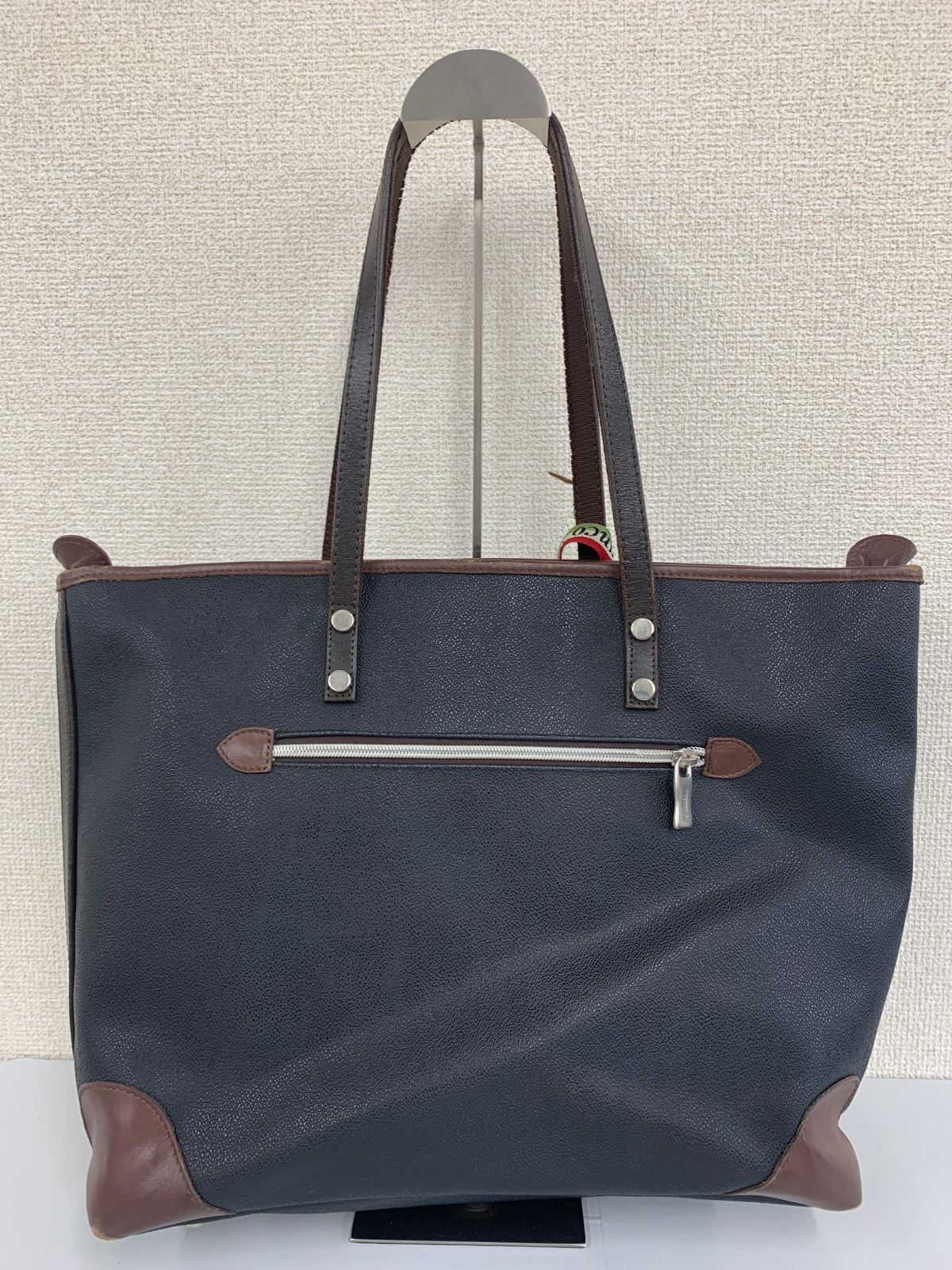 ☆ 傷あり オロビアンコ orobianco トートバッグ レザー 黒