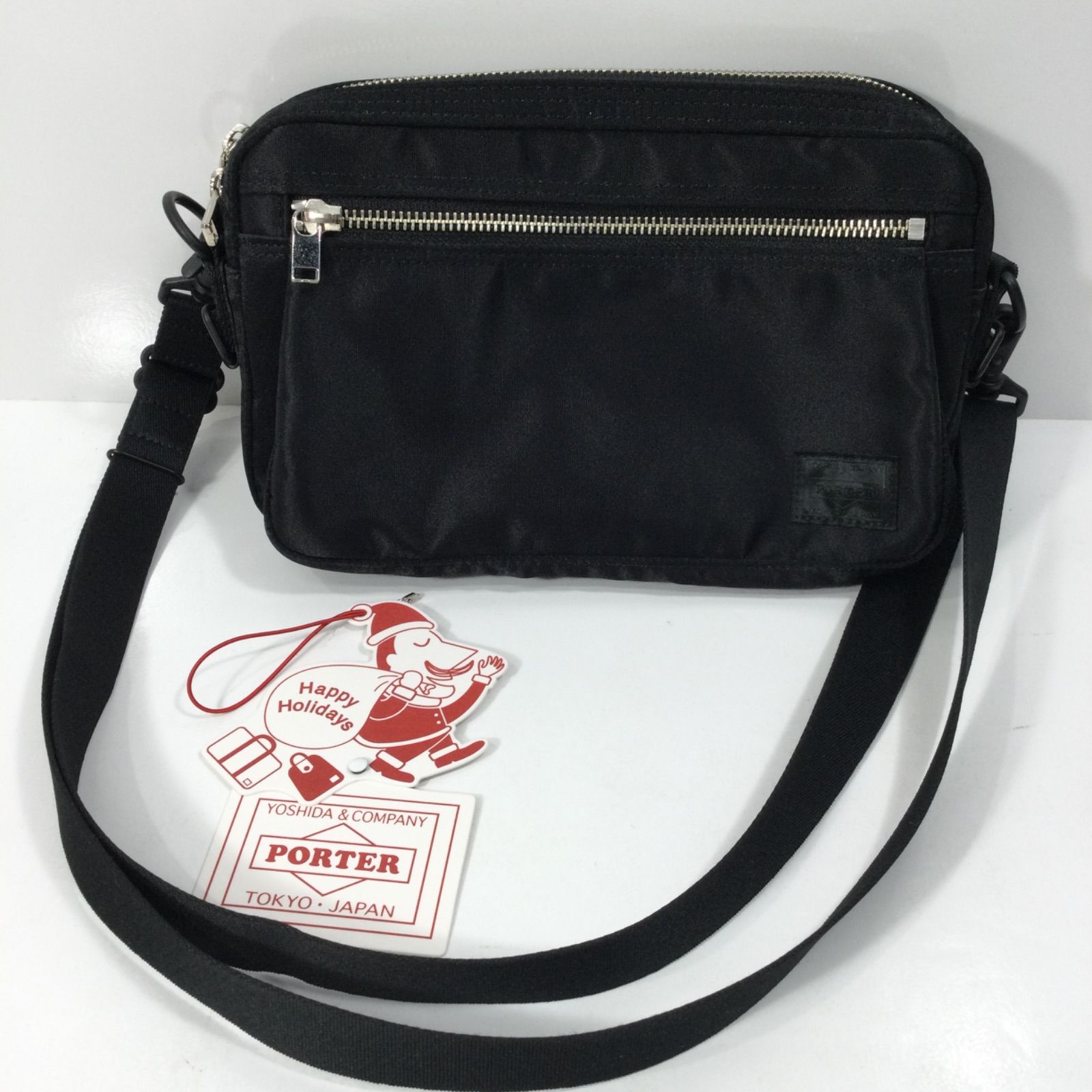 美品】PORTER ポーター LIFT/リフト ショルダーバッグ ブラック 