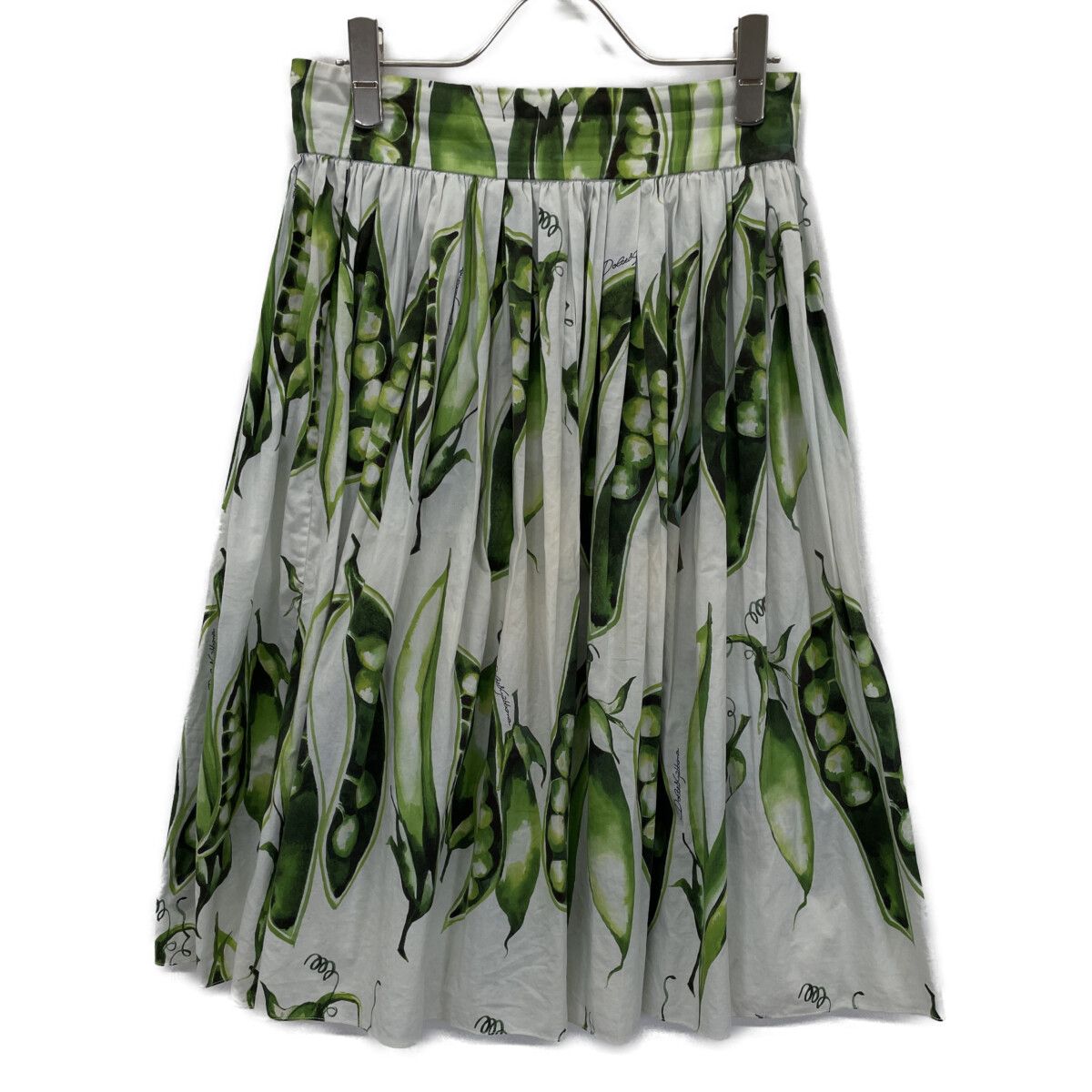 DOLCE-GABBANA ドルチェアンドガッバーナ さやえんどう ﾌﾟﾘｰﾂｽｶｰﾄ 40