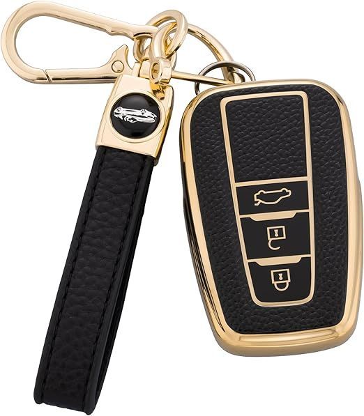 【在庫処分】プリウス50系 キーケース C-HR キーカバー 新型 カローラ RAV4 50系 カムリ70系 ランドクルーザー プラド 150後期 トヨタ専用 スマートキーケース レザー調TPU製 キズ防止
