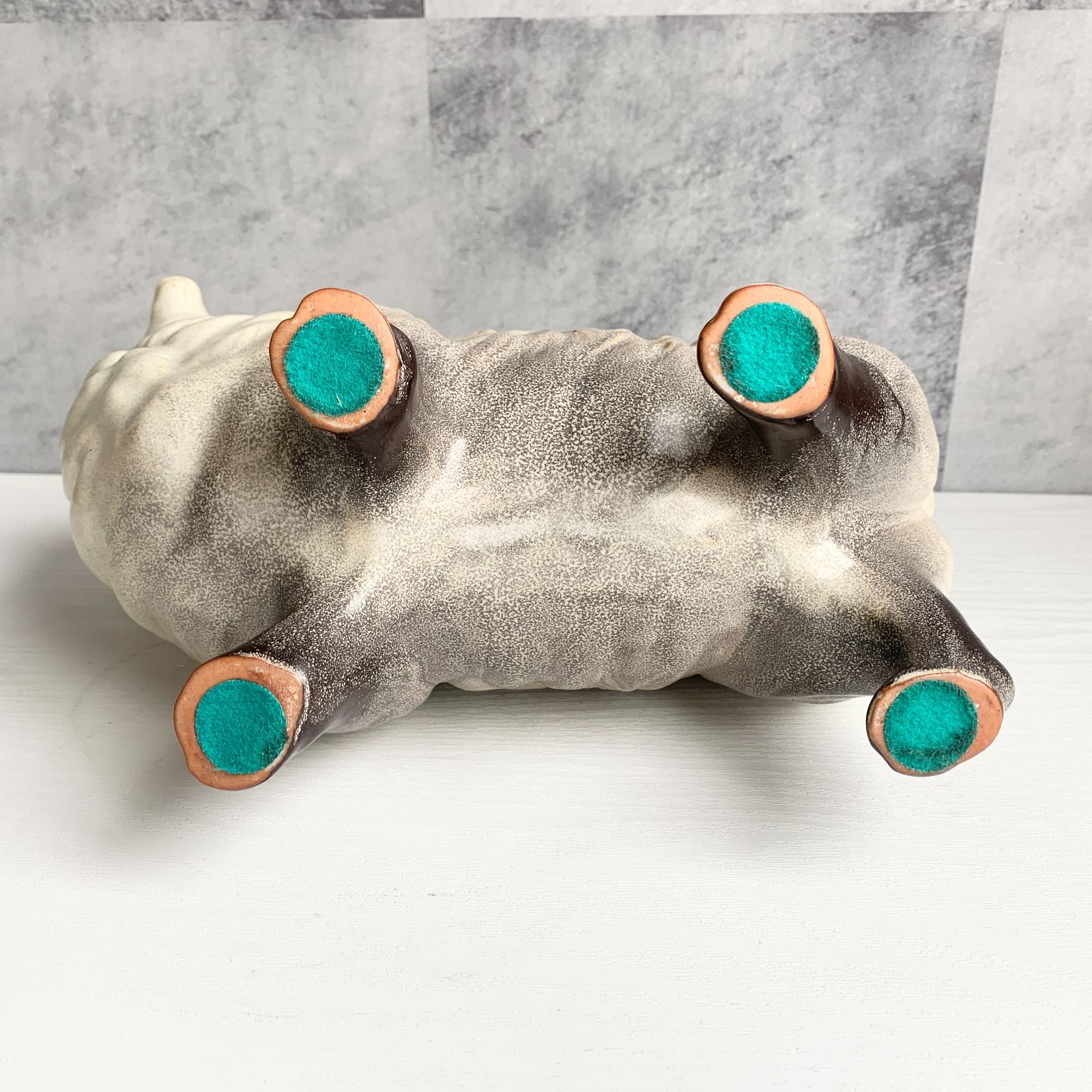 羊 干支置物 ヒツジ ひつじ 十二支 インテリア 焼物 - メルカリ