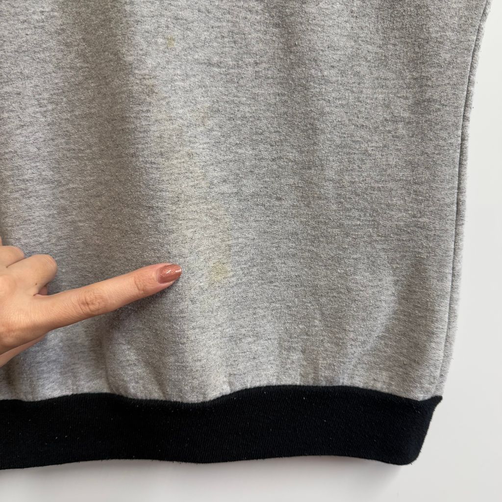  90 s ビンテージ NBA CHICAGO BULLS シカゴブルズ タズマニアンデビル トレーナー スウェット グレー×黒 No.H 457 トレーナー トップス