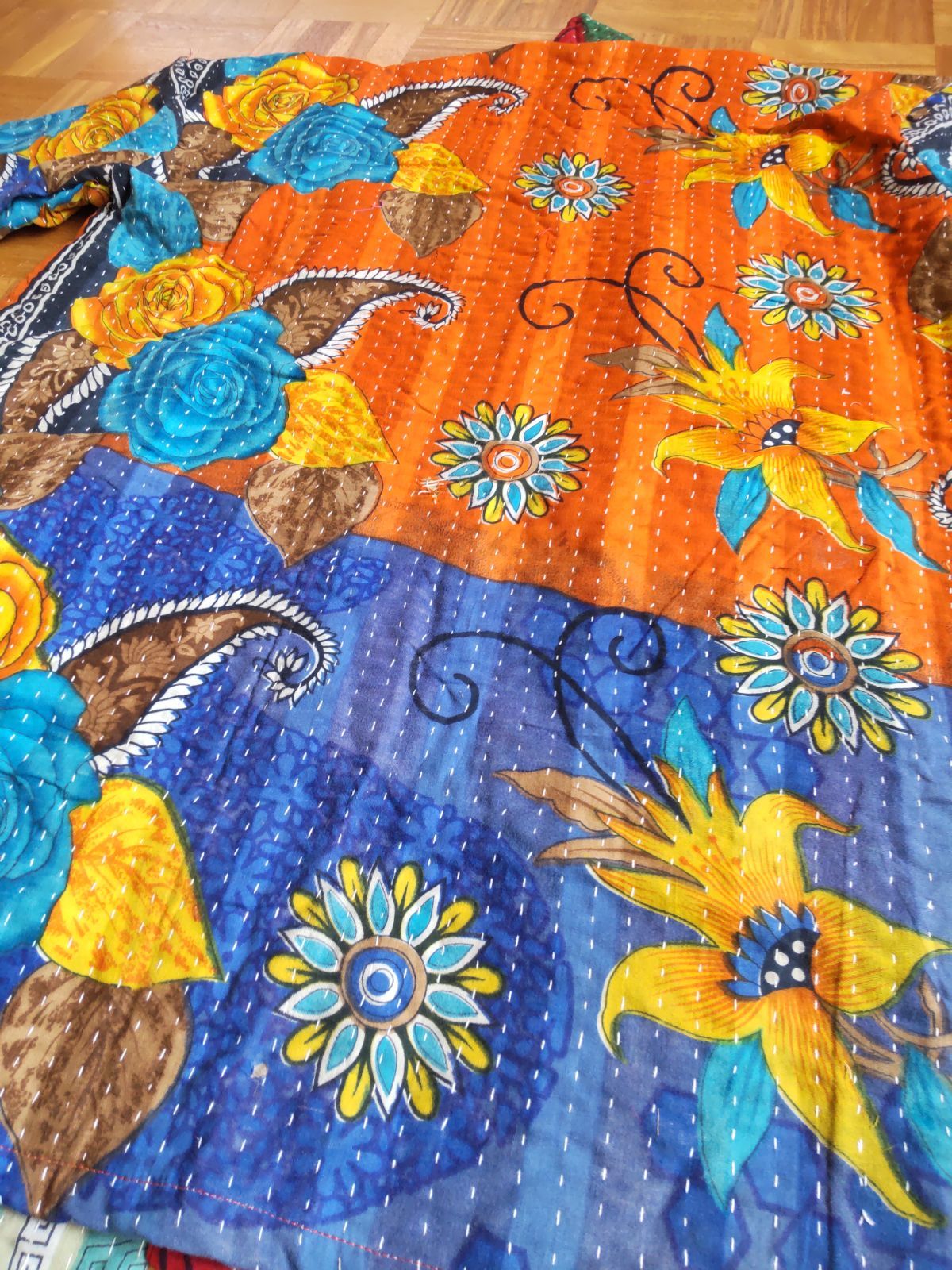 GK129 グドゥリー ジャケット 訳あり 刺し子 手刺繍 ラリー