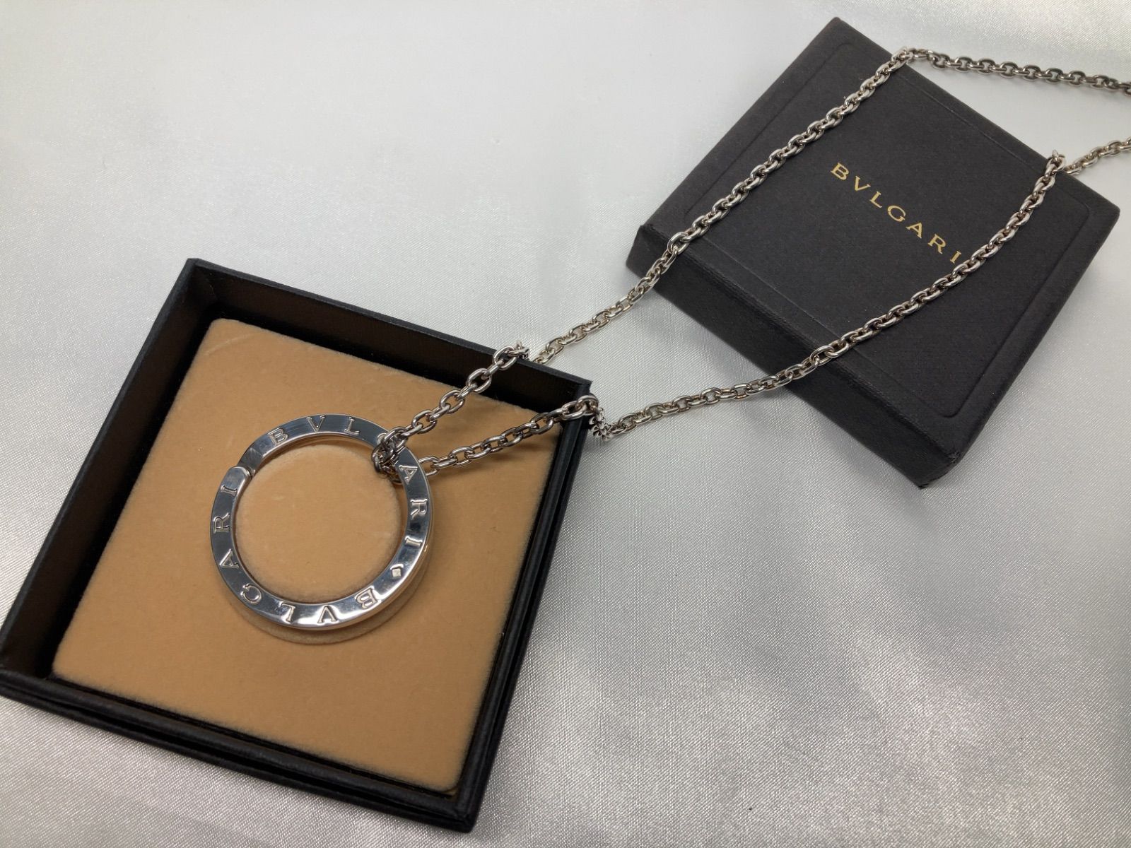 ブルガリ ブルガリ キーリング キーホルダー ネックレス メンズ