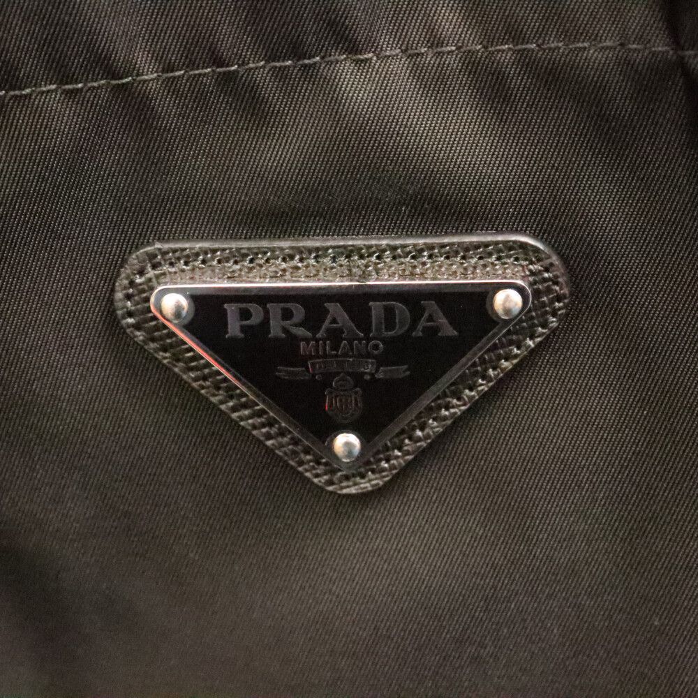 PRADA (プラダ) 20AW Re-Nylon 三角ロゴプレート 長袖シャツ