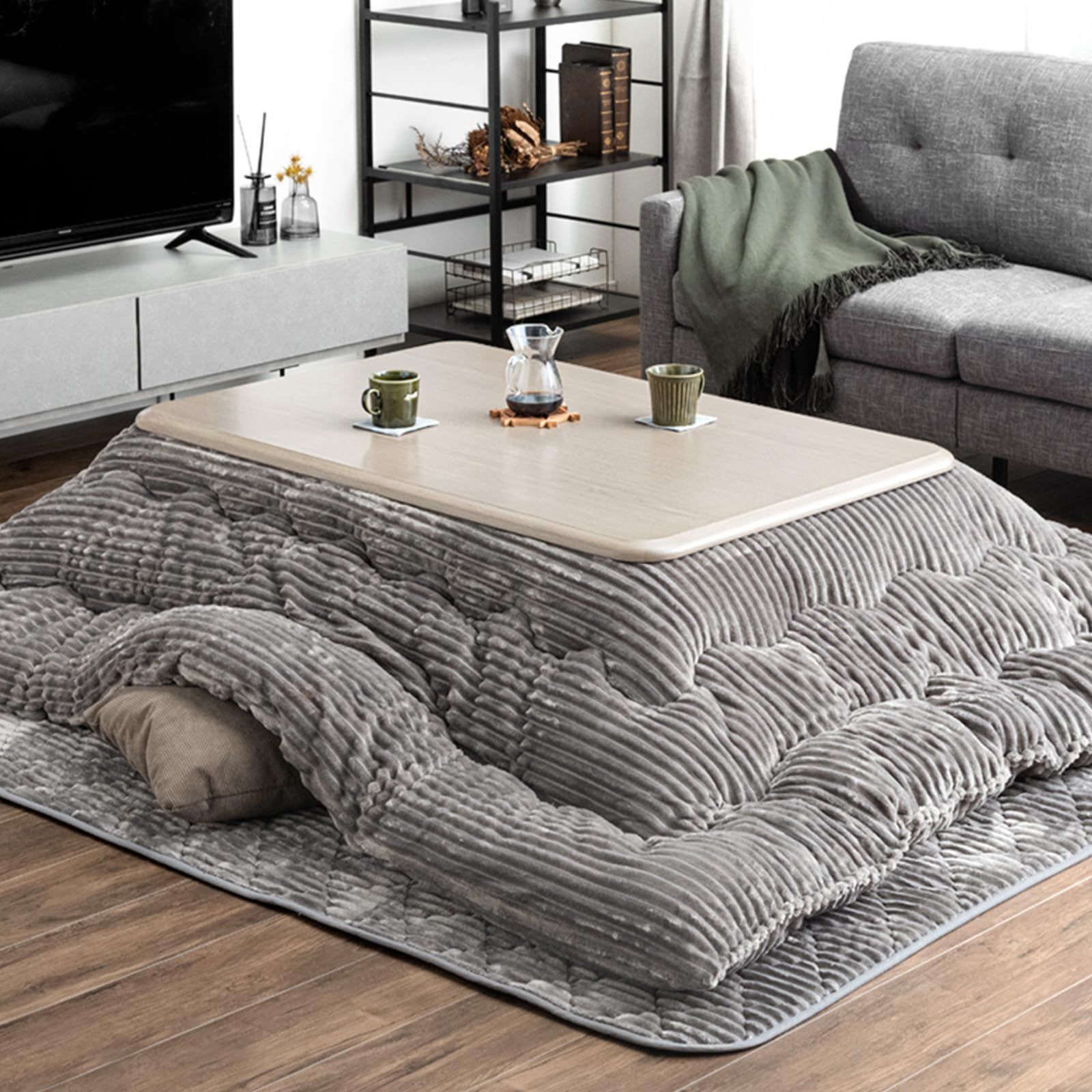 ❣️極厚❣️リバーシブル❣️こたつ掛布団 長方形 暖かいフランネル　210㎝✖️290㎝ ❣️極厚❣️リバーシブル❣️こたつ掛布団 長方形 暖かい