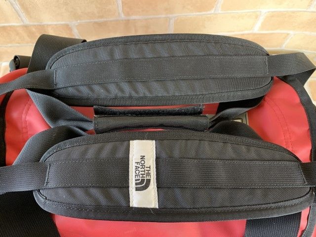 THE NORTH FACE 茶タグ ドラムバッグ ナイロン レザー THE NORTH FACE 茶タグ ドラムバッグ ナイロン レザー