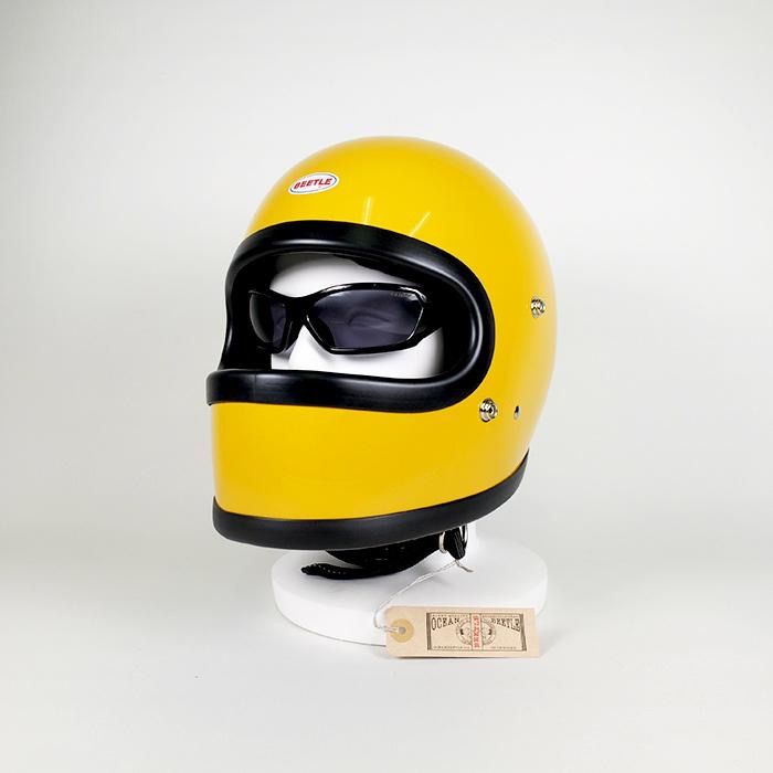 OCEAN BEETLE|オーシャンビートル|STR|エスティアール|イエロー|ビートル|ヘルメット|ジェットヘルメット|ジェッペル|フルフェイス