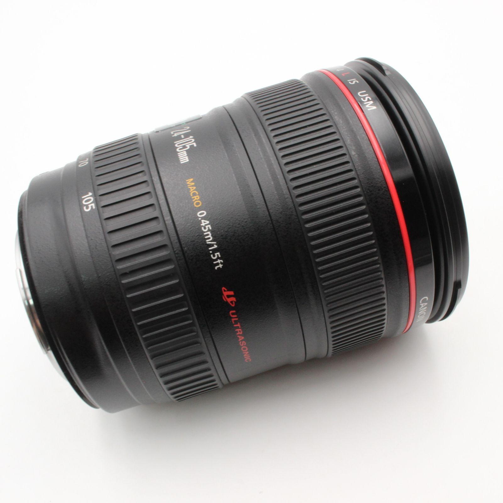 極美品】 Canon キヤノン EF 24-105mm f4 L IS USM CANON キャノン 白 