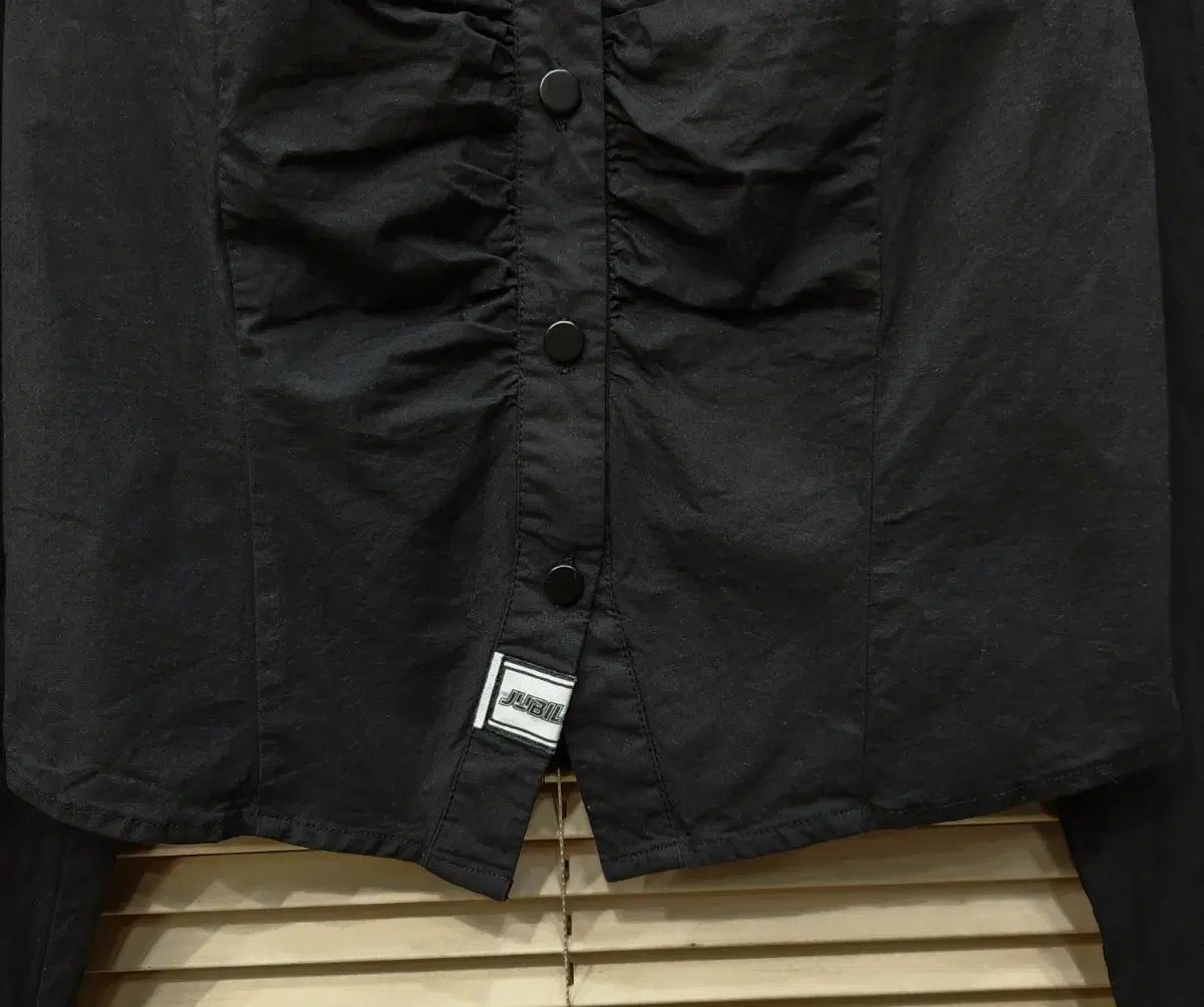  エゴイスト シャーリング クロップド シャツブラウス 66 長袖 シャツ ブラウス