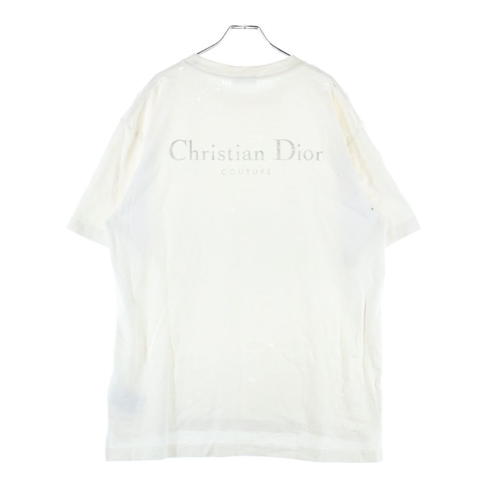 DIOR (ディオール) 23AW ダメージ加工 バックプリントロゴ コットン
