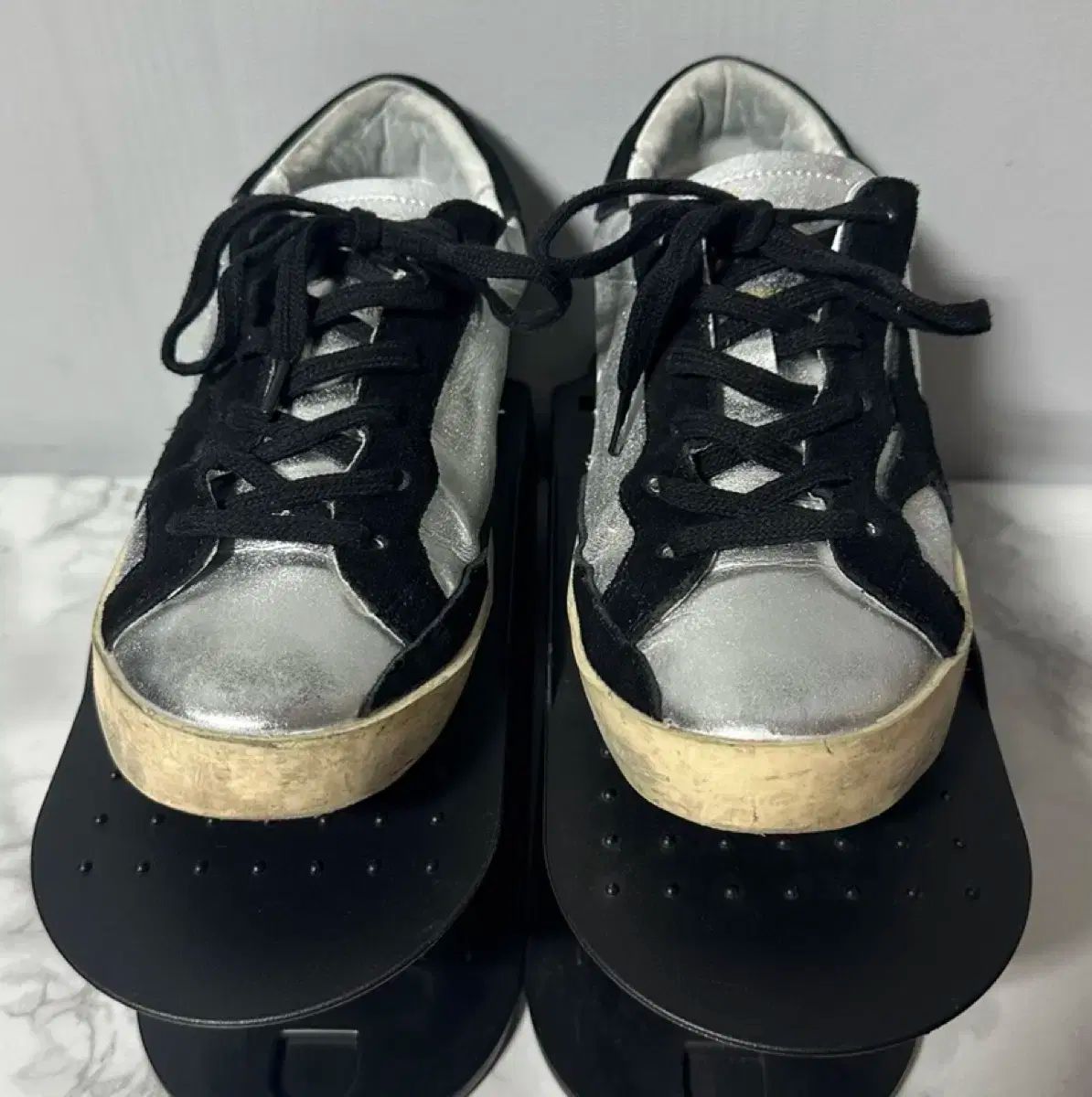 GOLDEN GOOSE(ゴールデングース) スーパースター シルバー 36 サイズ 