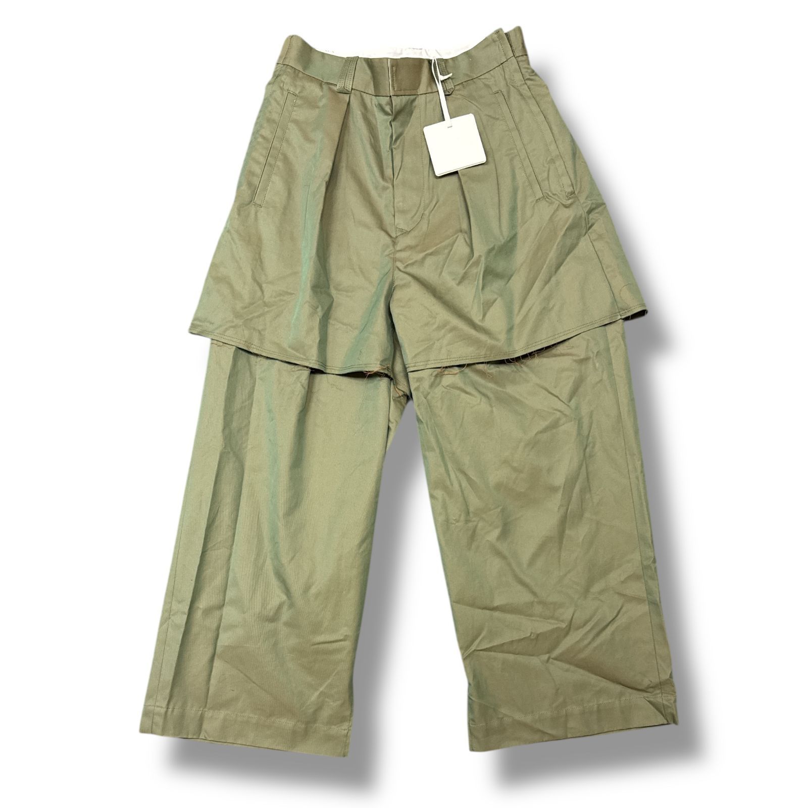 参考上代48400円 未使用品 BASE MARK 24SS Layered Chino PT
