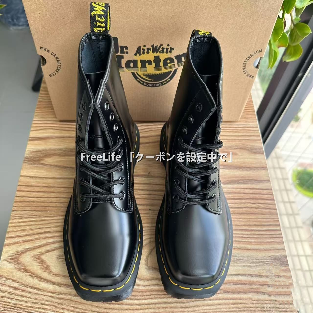 新品、未使用 ☆ Dr.Martens ドクターマーチン JADON 厚底 サイド 