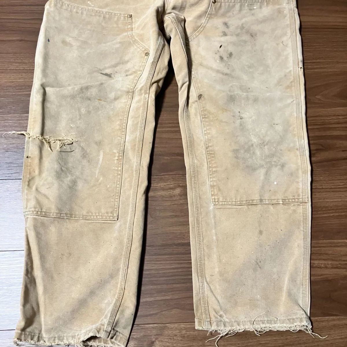 Carhartt カーハート ダックダブルニー ワークパンツ ベージュ 