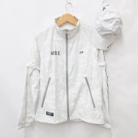 マスターバニーエディション 長袖ジップジャケット フーディ ホワイト