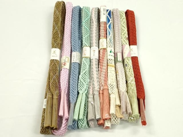平和屋本店 夏物 和装小物 帯締め10本セット CXAA0377s5